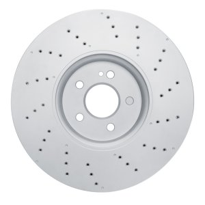 Mercedes-Benz GLB35 AMG Brake Rotor (1) - Front - R1 Concepts - GeoSPEC Coated Rotor - Drilled - `20-`25